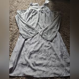 Woman's cold shoulder dress